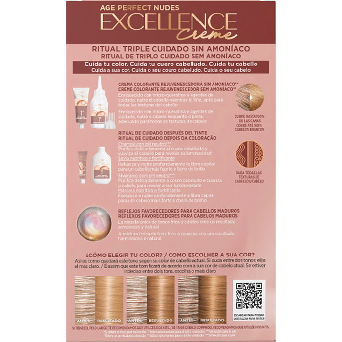 L'Oréal Paris Excellence Crème 7.31-Rubio Dorado Natural L'Oréal Paris Excellence Crème 7.31-Rubio Dorado Natural