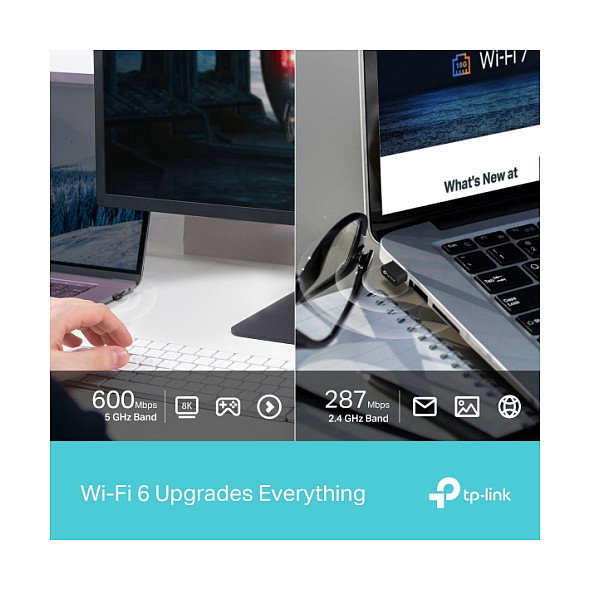 TP-Link Archer TX10UB Nano Adaptador USB Wi-Fi y Bluetooth