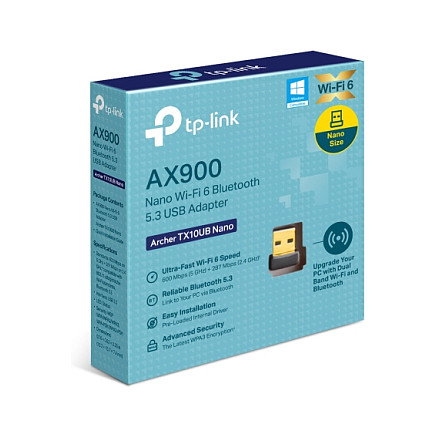 TP-Link Archer TX10UB Nano Adaptador USB Wi-Fi y Bluetooth