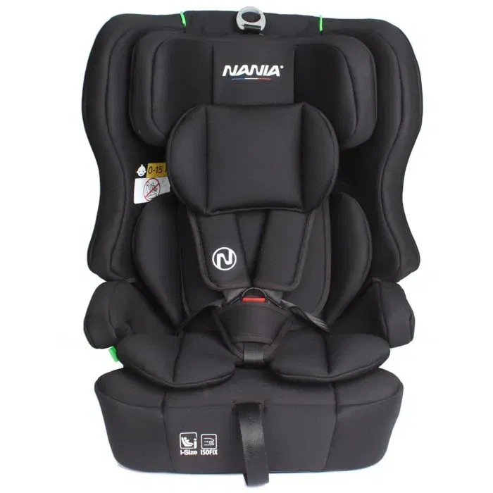 Nania NAN3507460215793 Silla de Coche LIMA Grupo 1/2/3 76-150 cm Isofix I-Size Reductor Negra