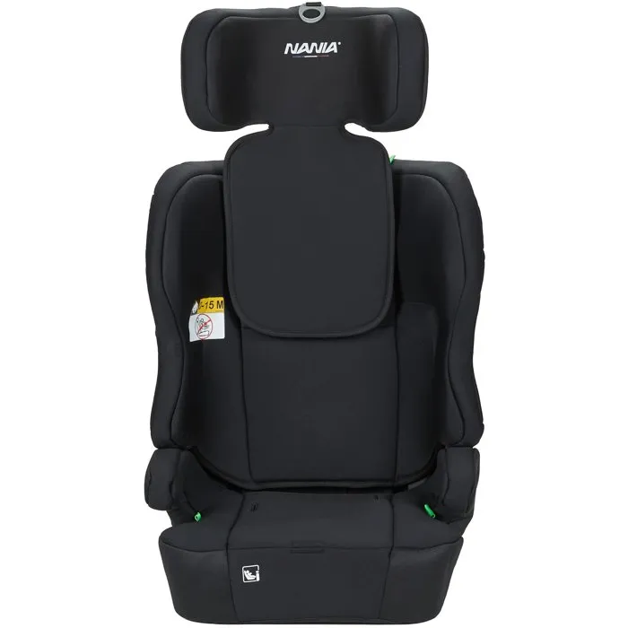 Nania NAN3507460215793 Silla de Coche LIMA Grupo 1/2/3 76-150 cm Isofix I-Size Reductor Negra