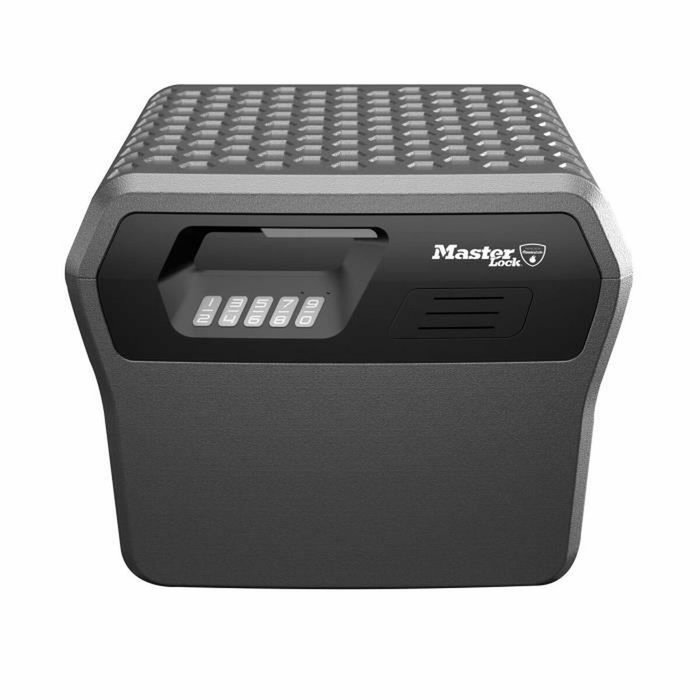 Master Lock Estuche de seguridad ignífugo e impermeable con combinación electrónica de 18.5L Master Lock Estuche de seguridad ignífugo e impermeable con combinación electrónica de 18.5L