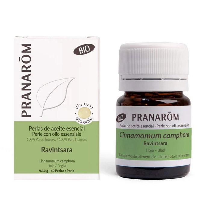 PRANAROM Aceite Esencial Ravintsara Bio en Perlas