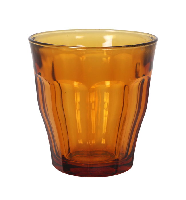 Duralex Vaso Picardie de 25cl Color Ámbar (Pack de 24) lifespan