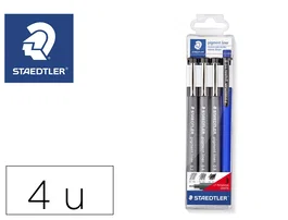 Staedtler Estuche Rotuladores Pigment Liner Negro 3uds + Portaminas Graphite 777 0.5mm De Regalo