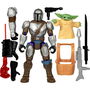 Hasbro Figura The Mandalorian & Grogu Deluxe Mix Mashers Star Wars 12cm Articulada