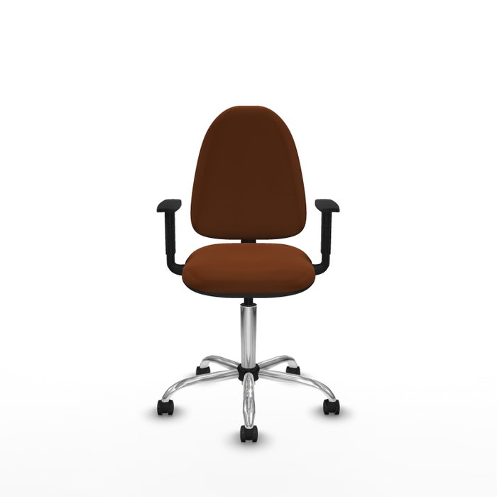 PIQUERAS Y CRESPO Silla de oficina Aýna Marrón con Brazos 1D PIQUERAS Y CRESPO Silla de oficina Aýna Marrón con Brazos 1D