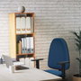 PIQUERAS Y CRESPO Silla de oficina Aýna Marrón con Brazos 1D