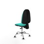 PIQUERAS Y CRESPO Silla de oficina Algarra Turquesa con mecanismo Asincro