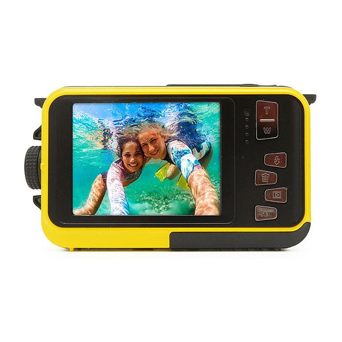 EASYPIX GoXtreme Reef - Cámara Deportiva a Prueba de Agua Amarilla, Full HD 1080p, 24 MP, 30 fps, Pantalla 2.7", Resistente Hasta 3 m, Batería de 550 mAh, 130 g EASYPIX GoXtreme Reef - Cámara Deportiva a Prueba de Agua Amarilla, Full HD 1080p, 24 MP, 30 fps, Pantalla 2.7", Resistente Hasta 3 m, Batería de 550 mAh, 130 g
