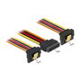DeLOCK 60145 Cable de alimentación SATA de 15 pines a 2 x SATA de 15 pines, 15 cm