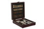 DKD Home Decor VINO SET 5 MDF INOX Granate
