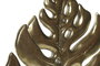 DKD Home Decor Decoración de Resina y Metal Hoja Dorado y Negro