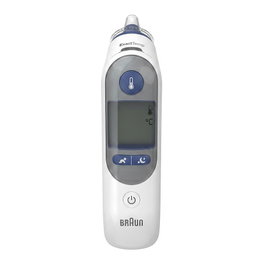 Braun ThermoScan 7+ Termómetro de oído infrarrojo blanco y azul