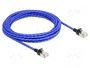 DeLOCK Cable de red Cat.6A U/FTP Slim 5 m Azul