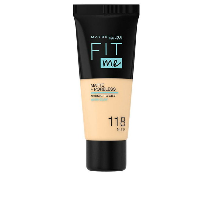 Fit me matte+poreless foundation #115-ivory