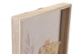 DKD Home Decor Decoración de Pared de Madera Natural y Beige