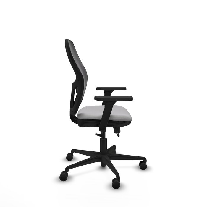 PIQUERAS Y CRESPO Silla de oficina Jorquera con mecanismo Sincro/Traslack, Gris claro y Negro PIQUERAS Y CRESPO Silla de oficina Jorquera con mecanismo Sincro/Traslack, Gris claro y Negro