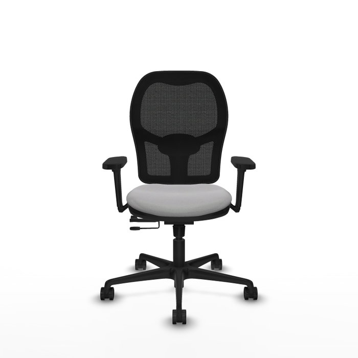 PIQUERAS Y CRESPO Silla de oficina Jorquera con mecanismo Sincro/Traslack, Gris claro y Negro PIQUERAS Y CRESPO Silla de oficina Jorquera con mecanismo Sincro/Traslack, Gris claro y Negro