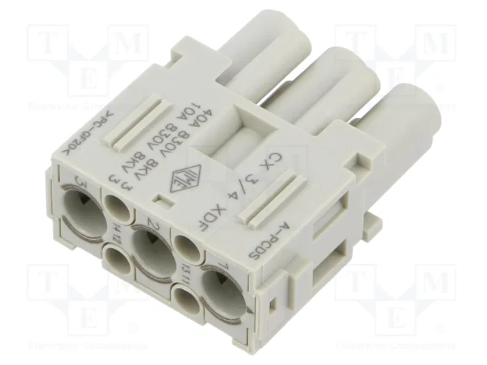 ILME Conector HDC MIXO Hembra con Plantilla de Contacto de 3 Pines ILME Conector HDC MIXO Hembra con Plantilla de Contacto de 3 Pines