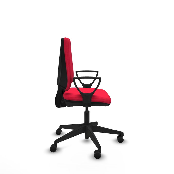 PIQUERAS Y CRESPO Silla de oficina Elche Rojo con mecanismo Contacto permanente PIQUERAS Y CRESPO Silla de oficina Elche Rojo con mecanismo Contacto permanente