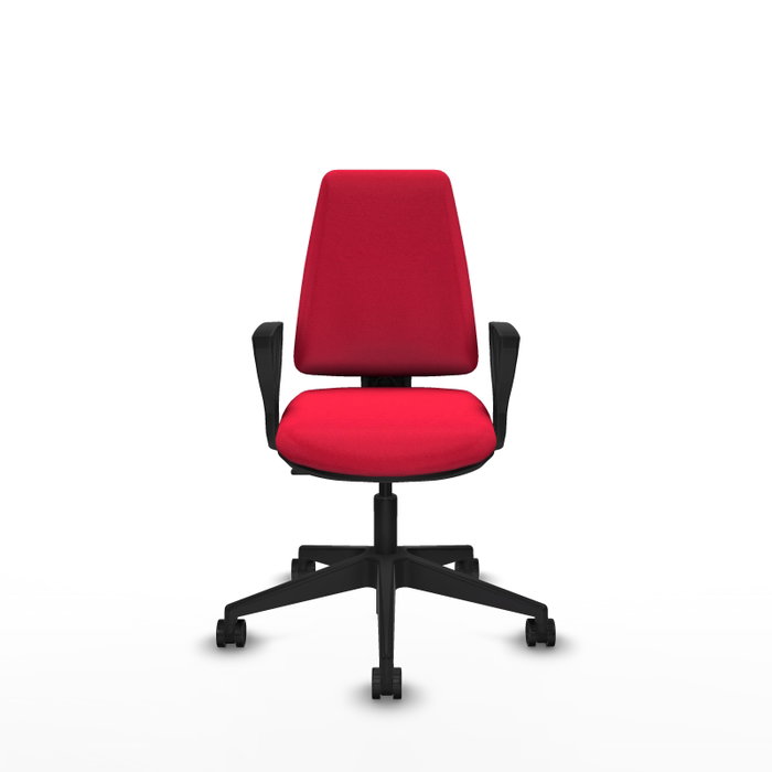 PIQUERAS Y CRESPO Silla de oficina Elche Rojo con mecanismo Contacto permanente PIQUERAS Y CRESPO Silla de oficina Elche Rojo con mecanismo Contacto permanente
