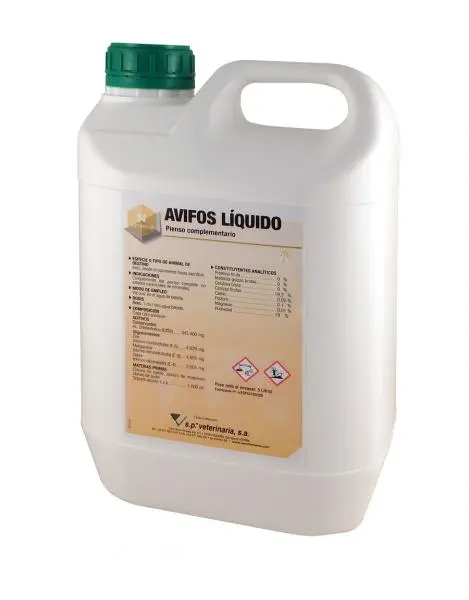 SP Veterinaria Avifos Liquido Solucion Oral 5 Litros SP Veterinaria Avifos Liquido Solucion Oral 5 Litros