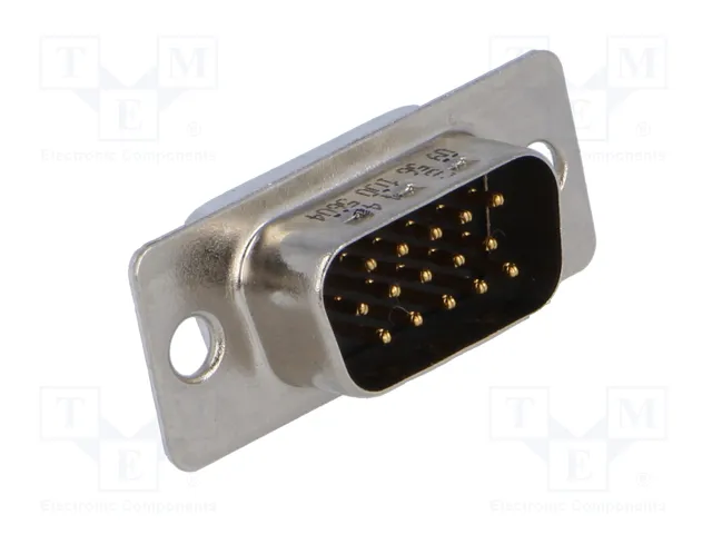 HARTING Conector D-Sub HD 15 pines macho para transferencia de datos HARTING Conector D-Sub HD 15 pines macho para transferencia de datos