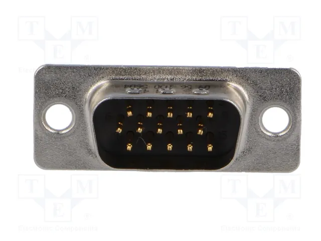 HARTING Conector D-Sub HD 15 pines macho para transferencia de datos HARTING Conector D-Sub HD 15 pines macho para transferencia de datos