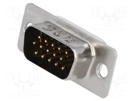 HARTING Conector D-Sub HD 15 pines macho para transferencia de datos