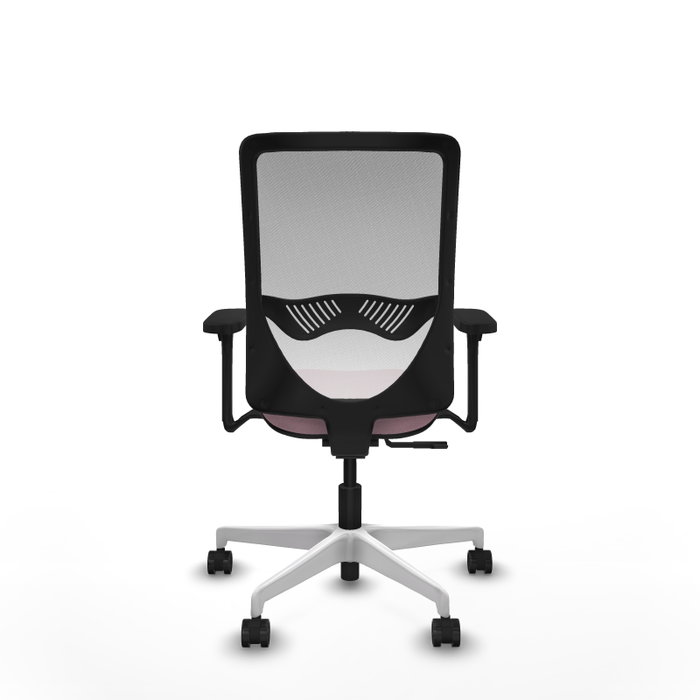 PIQUERAS Y CRESPO Silla de oficina Zulema con mecanismo Sincro, Rosa y Blanco PIQUERAS Y CRESPO Silla de oficina Zulema con mecanismo Sincro, Rosa y Blanco