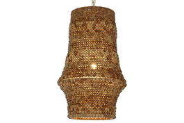 DKD Home Decor Lampara Techo Natural 50 x 78 x 50 cm