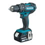 Makita DHP482RFX9 Taladro Percutor Atornillador 18V Sin Escobillas, 2 Baterías 3 Ah, 1900 RPM, Capacidad 1.3 cm, Incluye 92 Brocas y Maletín