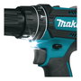 Makita DHP482RFX9 Taladro Percutor Atornillador 18V Sin Escobillas, 2 Baterías 3 Ah, 1900 RPM, Capacidad 1.3 cm, Incluye 92 Brocas y Maletín