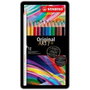 Stabilo Lápices de Colores Original ARTY+ con Surtido en Estuche de Metal de 12 Unidades