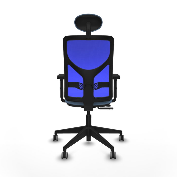 PIQUERAS Y CRESPO Silla de oficina Motilla con mecanismo Sincro/Traslack, Azul cielo y Azul PIQUERAS Y CRESPO Silla de oficina Motilla con mecanismo Sincro/Traslack, Azul cielo y Azul