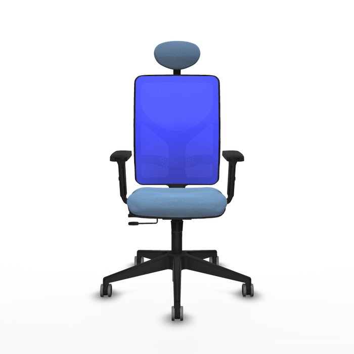 PIQUERAS Y CRESPO Silla de oficina Motilla con mecanismo Sincro/Traslack, Azul cielo y Azul PIQUERAS Y CRESPO Silla de oficina Motilla con mecanismo Sincro/Traslack, Azul cielo y Azul