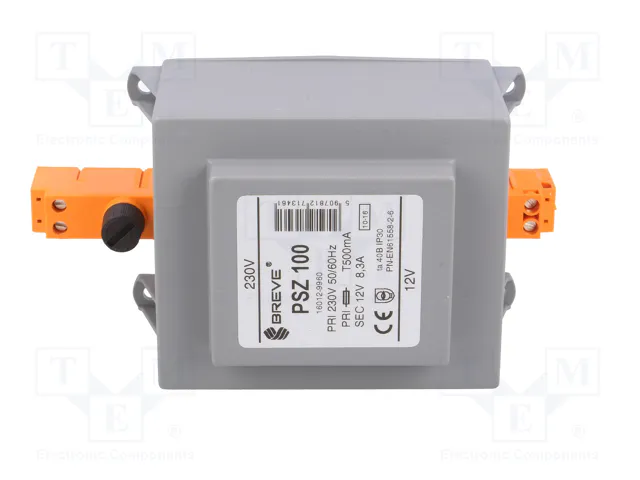 BREVE TUFVASSONS Transformador de red 100VA 230V/12V BREVE TUFVASSONS Transformador de red 100VA 230V/12V