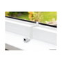 Alcasa 8055-F23QW Cable de extensión RJ45 plano hembra-hembra, 0.3m/30cm, Blanco - Pasacables para ventana