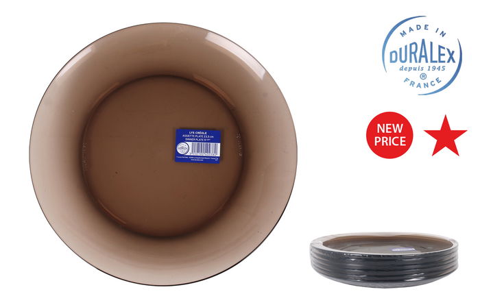 Duralex Plato Llano 23.5 cm Creole Lys (24 Unidades) Duralex Plato Llano 23.5 cm Creole Lys (24 Unidades)