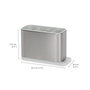 Joseph Joseph Surface Escurridor de Cubiertos de Acero Inoxidable en Plata