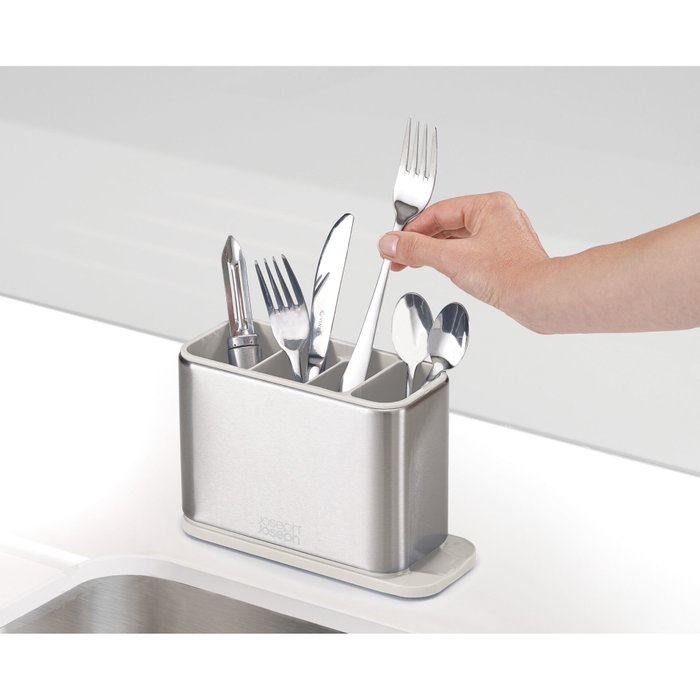 Joseph Joseph Surface Escurridor de Cubiertos de Acero Inoxidable en Plata