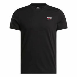 Camiseta de Manga Corta Hombre Reebok Identity Smal Negro