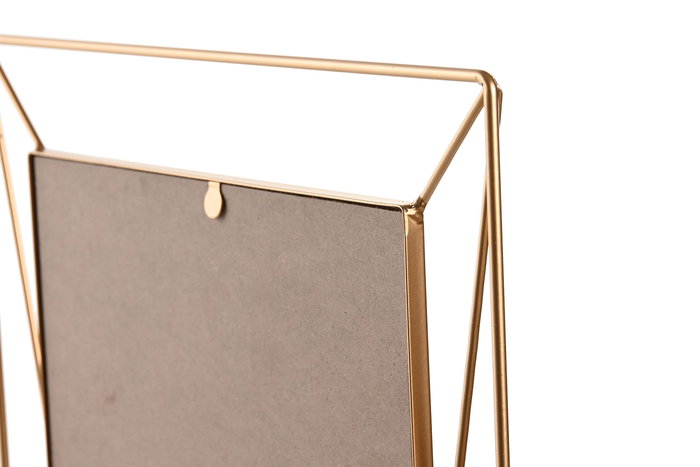 DKD Home Decor Marco de Foto 20x25 cm Dorado Metal Cristal 5.5 x 33 x 28 cm