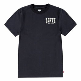 Camiseta de Manga Corta Infantil Levi's Lvb Valley View Negro