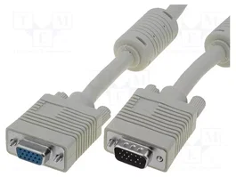 ASSMAN/DIGITUS Cable de extensión para monitor VGA HD15 M/F 3.0m