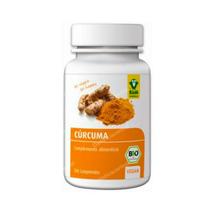 RAAB VITALFOOD Curcuma 300Comp. Bio Sg Vegan - Complemento alimenticio en comprimidos RAAB VITALFOOD Curcuma 300Comp. Bio Sg Vegan - Complemento alimenticio en comprimidos