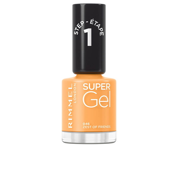 Rimmel London SUPER GEL Esmalte de Uñas #046-zest of friends 12 ml Efecto Gel Profesional Rimmel London SUPER GEL Esmalte de Uñas #046-zest of friends 12 ml Efecto Gel Profesional
