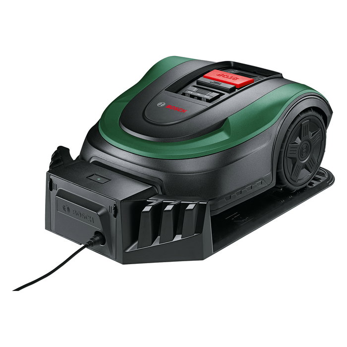 Bosch Indego XS 300 Robot cortacésped para hasta 300 m², Ancho de corte 19 cm, Altura 3-5 cm, Negro/Verde