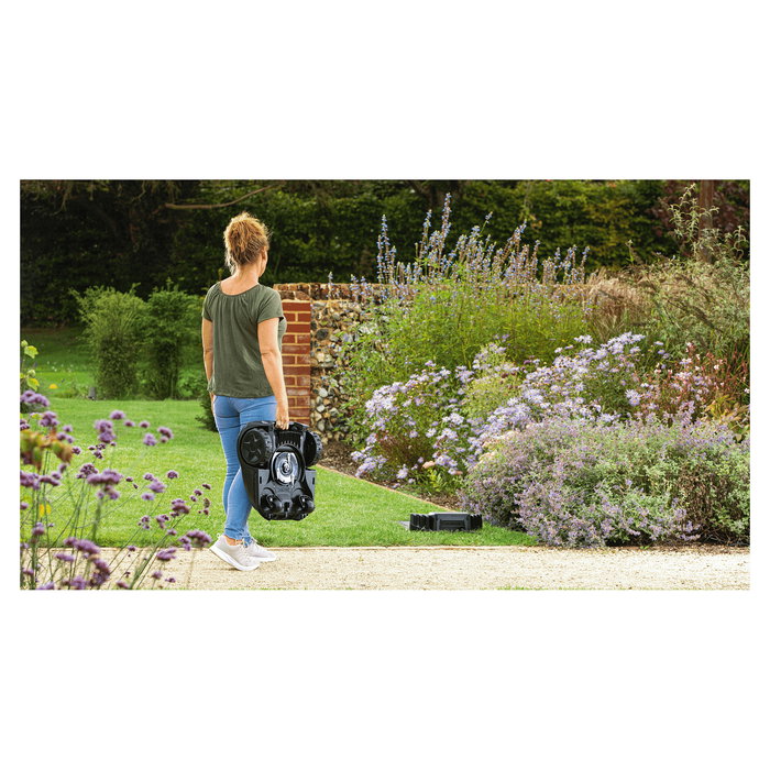 Bosch Indego XS 300 Robot cortacésped para hasta 300 m², Ancho de corte 19 cm, Altura 3-5 cm, Negro/Verde